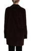 Dolce & Gabbana Elegant Burgundy Double-Breasted Trench Coat