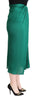 Dolce & Gabbana Elegant Pleated High Waist Midi Skirt