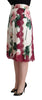 Dolce & Gabbana Elegant Floral A-Line Midi Skirt