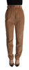 Dolce & Gabbana Elegant High-Waisted Tapered Corduroy Pants
