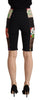 Dolce & Gabbana Elegant Floral Cropped Pants in Purple Hues