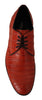 Dolce & Gabbana Exquisite Exotic Croc Leather Lace-Up Dress Shoes
