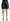 Dolce & Gabbana Elegant Black Leather High Waist Shorts
