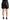 Dolce & Gabbana Elegant Black Leather High Waist Shorts