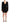 Dsquared² Elegant Black V-Neck Mini Dress