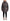 Roccobarocco Elegant Quilted Long Jacket with Logo Patch