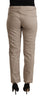 Acht Beige Mid Waist Tapered Pants