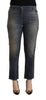 Twinset Chic Cropped Mid-Waist Denim Jeans