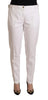 Jacob Cohen Elegant Mid Waist Tapered Trousers