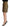 Boutique Moschino Elegant High-Waisted Gold-Black Skirt