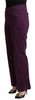 BENCIVENGA Elegant Violet High Waist Tapered Pants