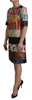 Dolce & Gabbana Patchwork Sheath Mini Dress - Multicolor Elegance