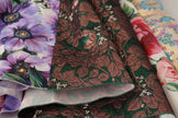 Dolce & Gabbana Patchwork Elegance Silk Blend Dress