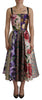 Dolce & Gabbana Patchwork Elegance Silk Blend Dress