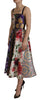 Dolce & Gabbana Patchwork Elegance Silk Blend Dress