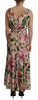 Dolce & Gabbana Elegant Floral Silk Wrap Dress