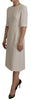 Dolce & Gabbana Exquisite Jacquard Midi Dress in White