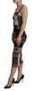 Dolce & Gabbana Elegant Patchwork Midi Silk Blend Dress