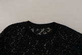 Dolce & Gabbana Elegant Black Long Sleeve Blouse Top