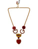 Dolce & Gabbana Glamorous Gold Crystal Charm Necklace
