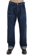 Acht Chic Baggy Loose Fit Blue Jeans for Men
