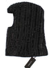 Dolce & Gabbana Elegant Black Sequined Hooded Scarf Wrap