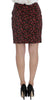 BENCIVENGA Elegant Floral Two-Piece Skirt Suit Set
