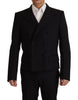 Dolce & Gabbana Elegant Double Breasted Wool Blazer