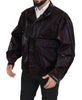 Dolce & Gabbana Elegant Bordeaux Collared Jacket