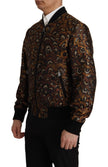Dolce & Gabbana Elegant Brown Blouson Jacket