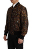 Dolce & Gabbana Elegant Brown Blouson Jacket