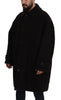 Dolce & Gabbana Elegant Black Alpaca Wool Blend Jacket