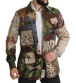 Dolce & Gabbana Patchwork Camouflage Casual Shirt