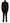 Dolce & Gabbana Elegant Black Striped Slim Fit Two-Piece Suit