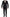 Dolce & Gabbana Elegant Black Three-Piece Wool Blend Suit