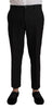 Dolce & Gabbana Elegant Black Two-Piece Martini Suit