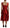 Dolce & Gabbana Radiant Red Silk A-Line Midi Dress