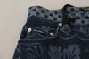 Dolce & Gabbana Elegant Floral High Waist Skinny Jeans