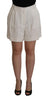 Dolce & Gabbana Elegant High Waist White Culotte Shorts
