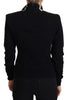 Dolce & Gabbana Elegant Black Cashmere Turtleneck Sweater