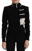 Dolce & Gabbana Elegant Black Cashmere Turtleneck Sweater