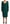 Dolce & Gabbana Emerald Green Midi Sheath Dress with Crystal Brooch