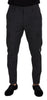 Dolce & Gabbana Elegant Checkered Slim Fit Cargo Pants