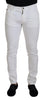Dolce & Gabbana Elegant Slim Fit White Skinny Jeans