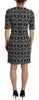 Dolce & Gabbana Elegant Jacquard Bodycon Shift Dress