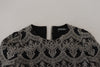Dolce & Gabbana Elegant Jacquard Bodycon Shift Dress