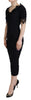 Dolce & Gabbana Elegant Sheath Short Sleeve Midi Dress