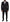 Dolce & Gabbana Elegant Black Striped Virgin Wool Suit