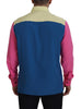 Dolce & Gabbana Elegant Multicolor Silk Button-Down Shirt