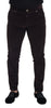 Dolce & Gabbana Elegant Brown Silk Blend Trousers